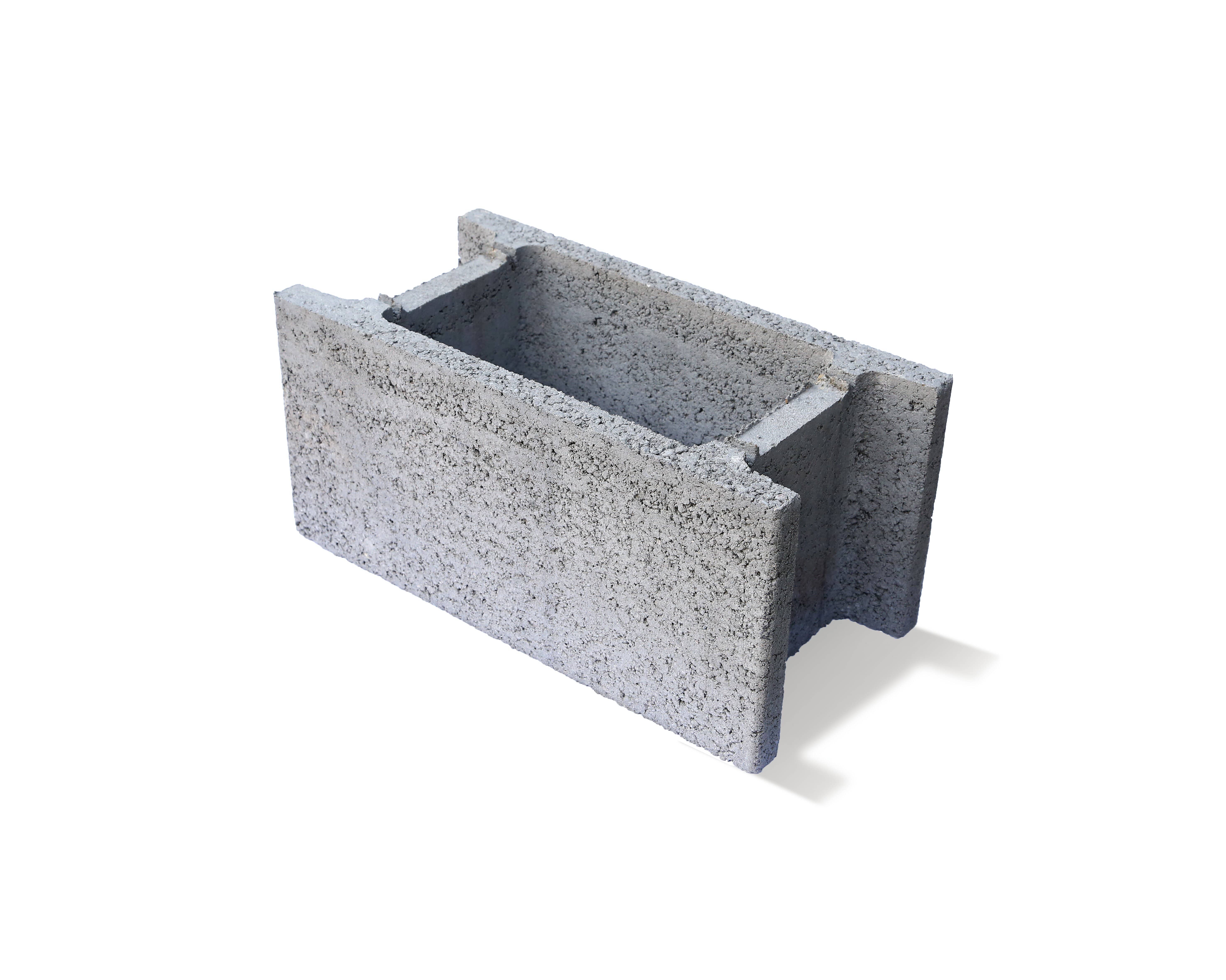 Boltar vibropresat de fundatie, 50 x 25 x 24 cm, SYMM 124, gri Symmetrica
