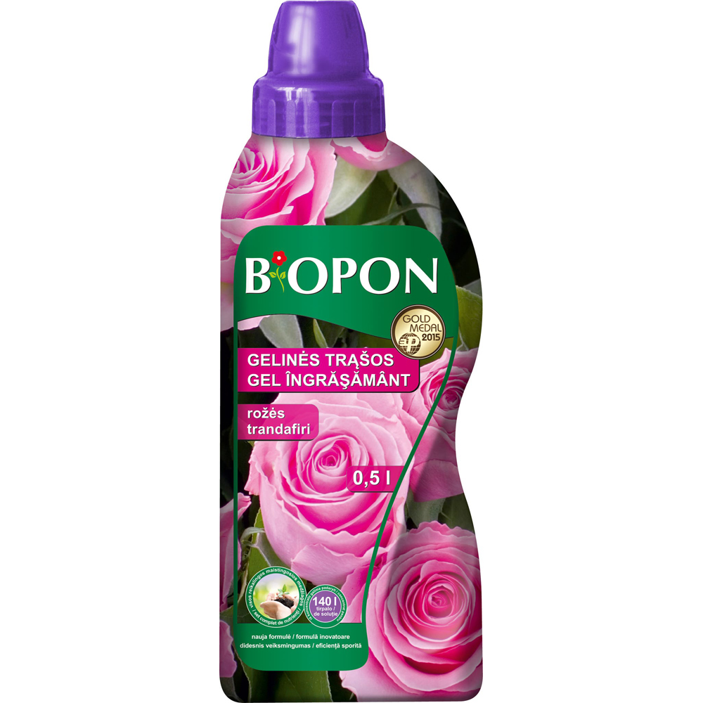 Ingrasamant gel pentru trandafiri Biopon, 0.5 L