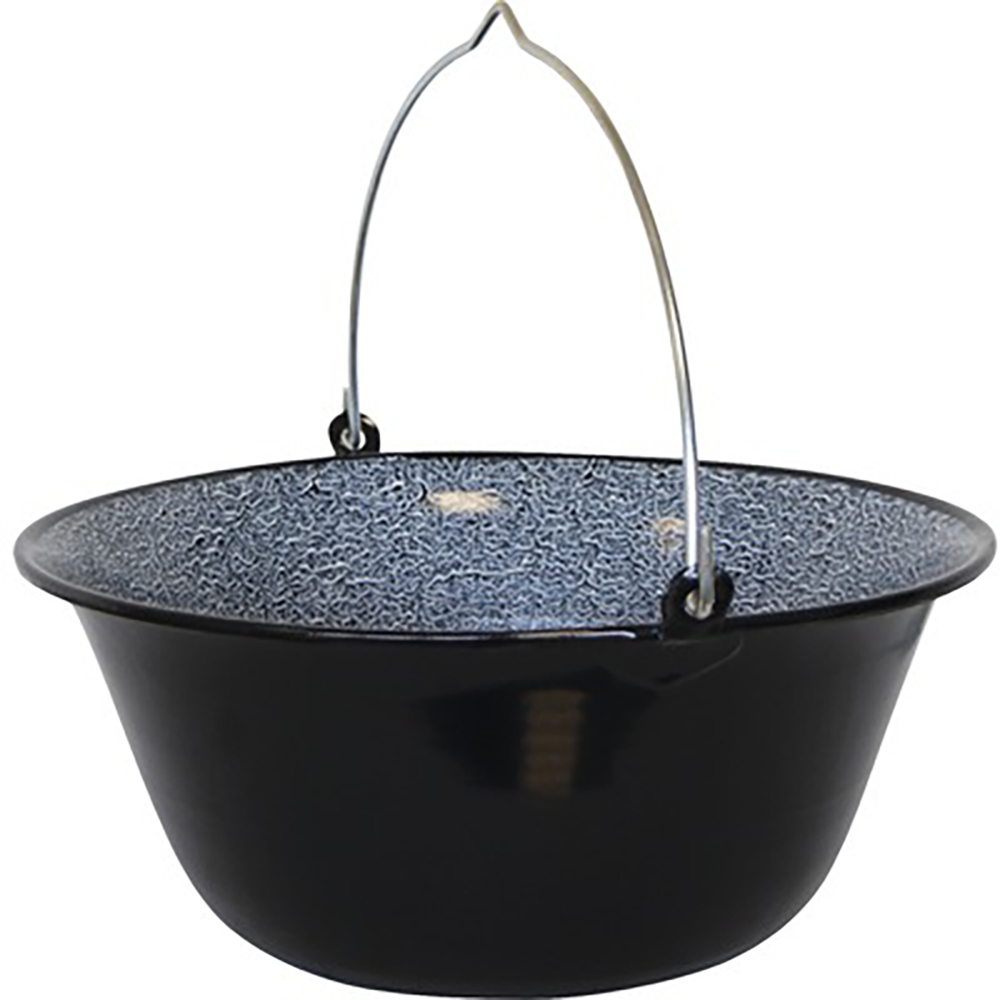 Ceaun emailat LANDMANN, 14l, otel, negru