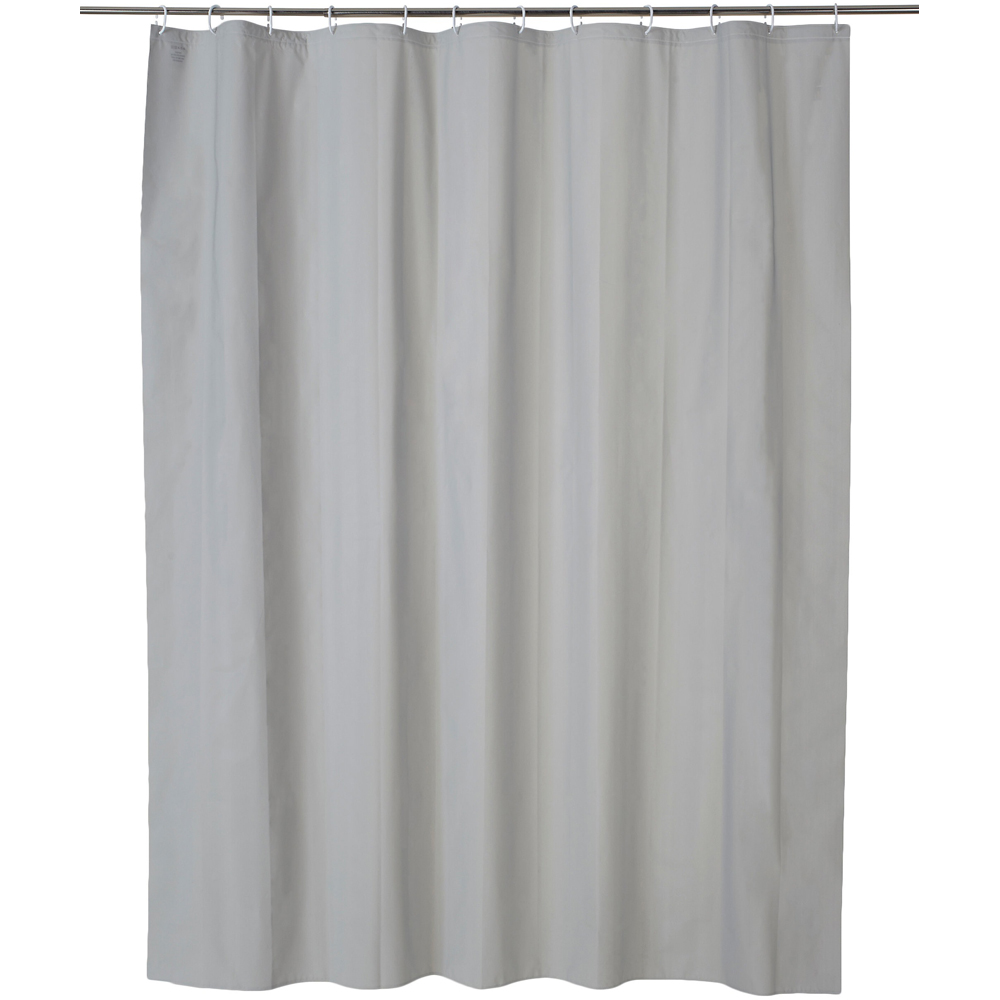 Perdea dus Drina GoodHome, poliester, 180x200 cm, gri