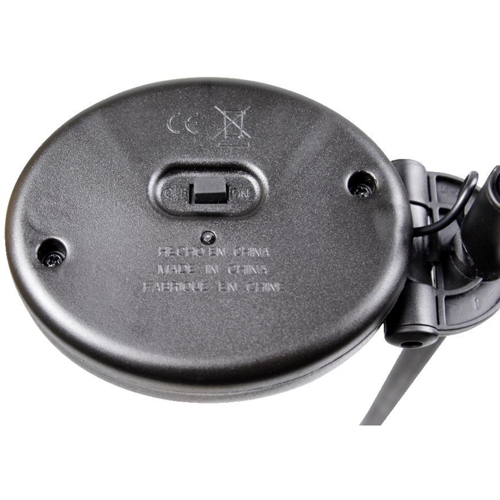 Lampa solara LED, IP44, 2000K, forma glob, negru