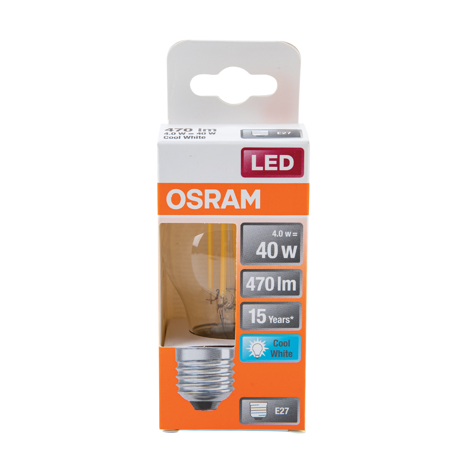 Bec LED LEDVANCE, E27, 4W, 470lm, 4000K