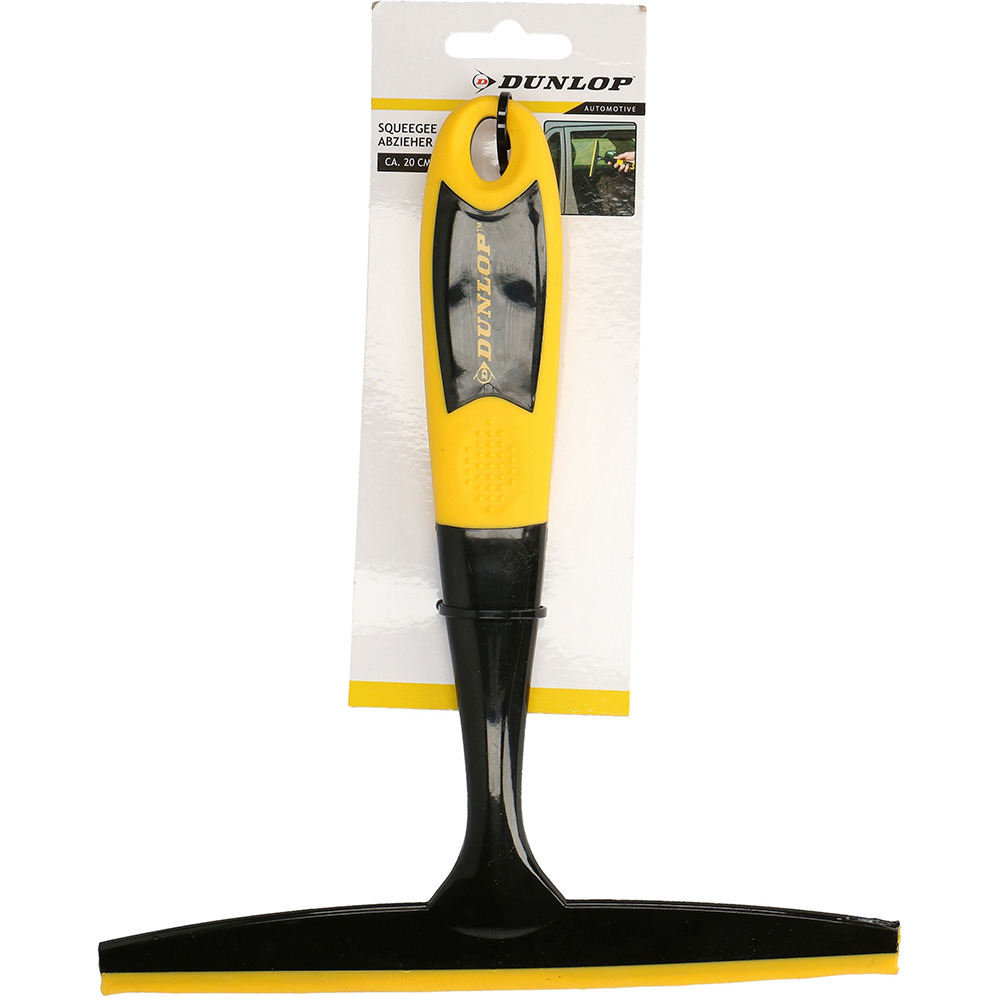 Racleta curatat geamuri DUNLOP, 20 x 23cm, galben