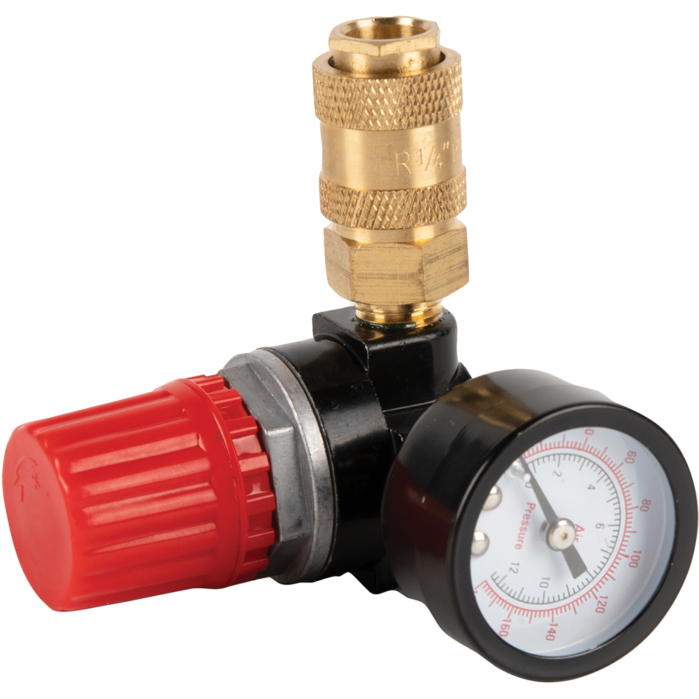 Regulator presiune aer cu manometru STANLEY 152166XSTN, 12bar, cupla rapida
