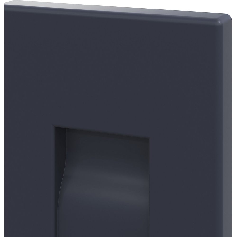 Front usa GOODHOME Garcinia, 14.7 x 71.5 cm, albastru mat