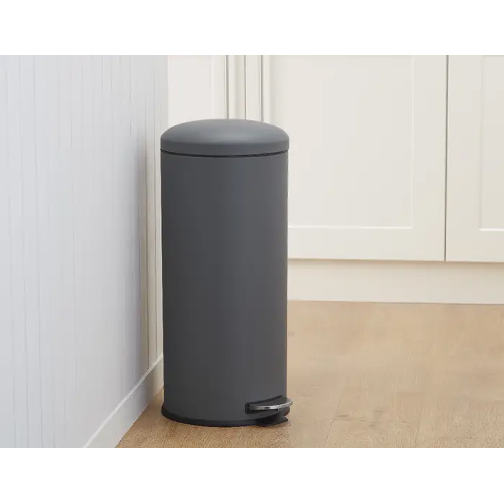 Cos de gunoi COOKE & LEWIS 101103699, 30l, inox, gri 