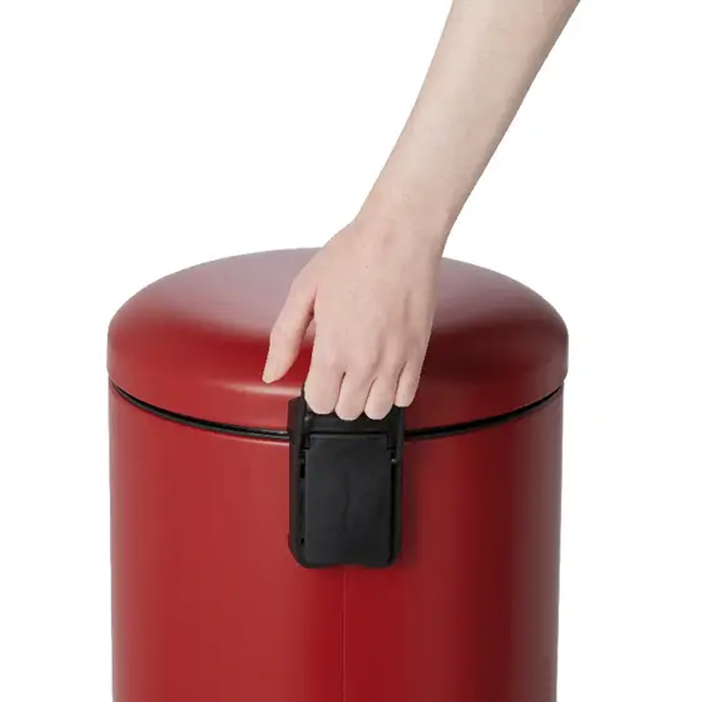 Cos de gunoi COOKE & LEWIS Gerra 101103701, 30l, inox, rosu