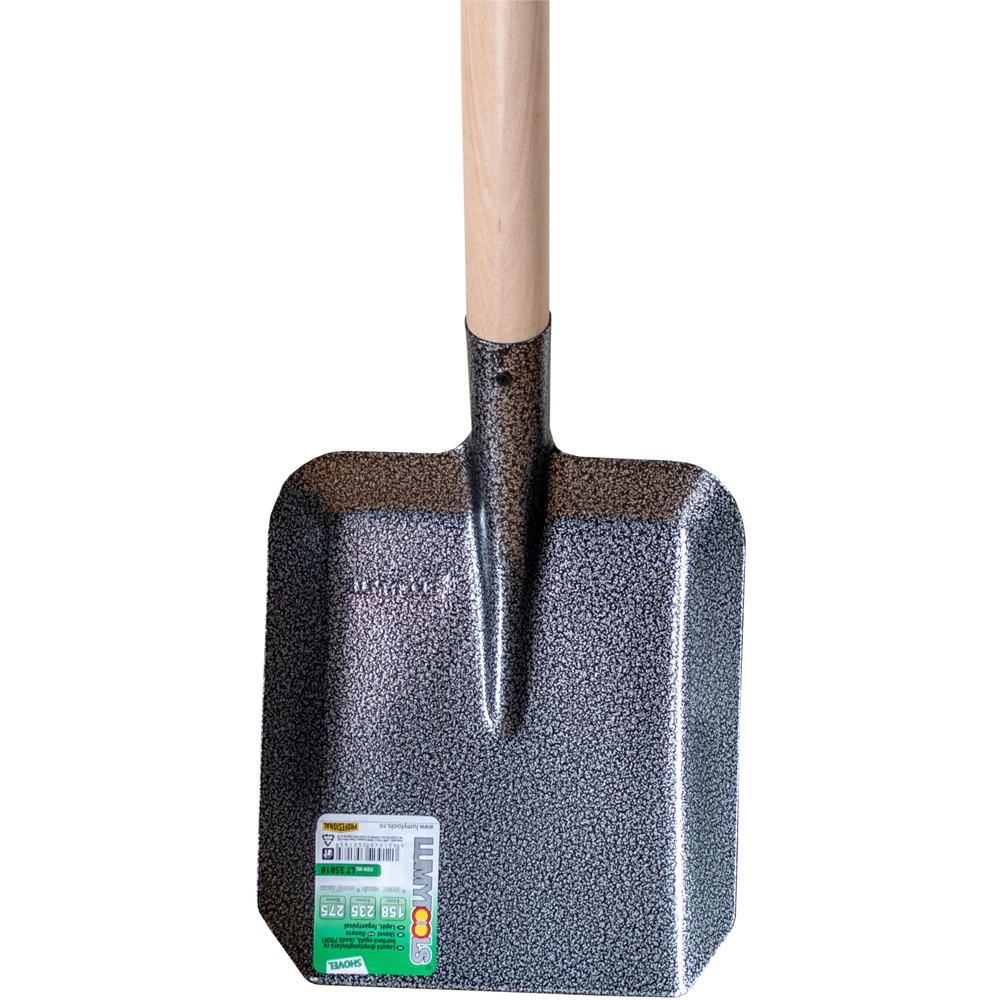 Lopata gradina LumyTools Profi, metal, coada lemn