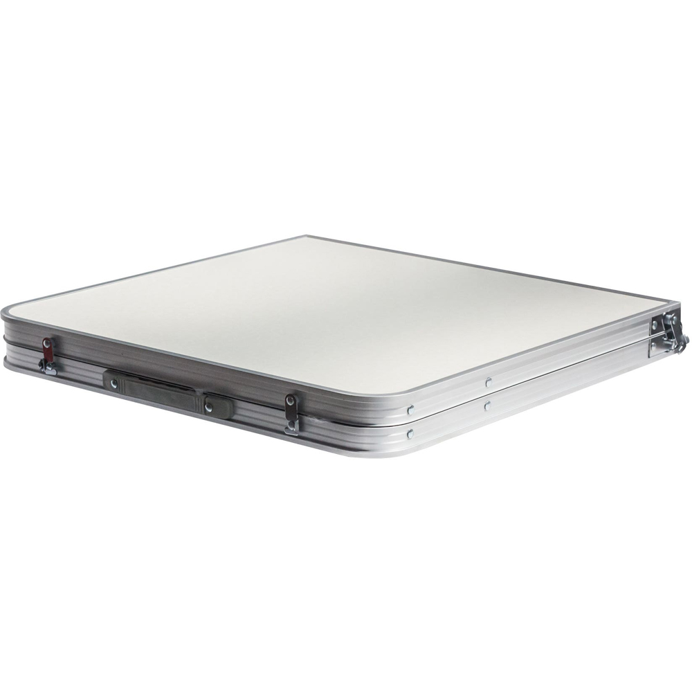 Masa terasa si camping Ucamp, aluminiu, 120 x 60 x 70 cm, gri