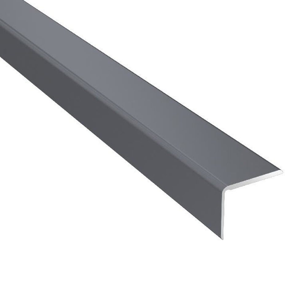 Profil de finisare GOODHOME, aluminiu, 25 x 2000 mm, antracit