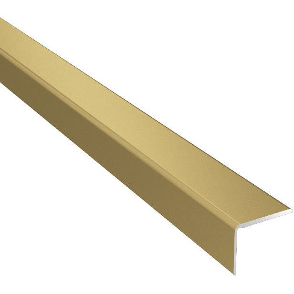 Profil de scara GOODHOME, aluminiu, 25 x 1200 mm, auriu