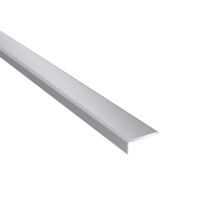 Profil de trecere parchet GOODHOME, aluminiu, 16 x 2000 mm, gri
