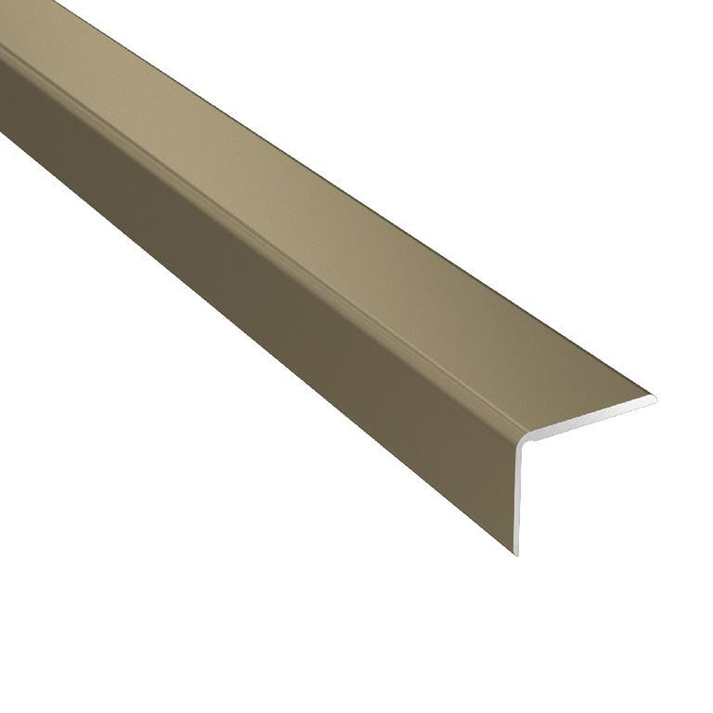 Profil de finisare GOODHOME, aluminiu, 25 x 2000 mm, gri
