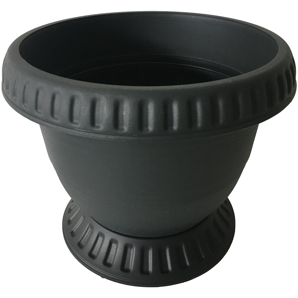 Set ghiveci cu farfurie rotund NAPOCHIM, polipropilena, 34 cm