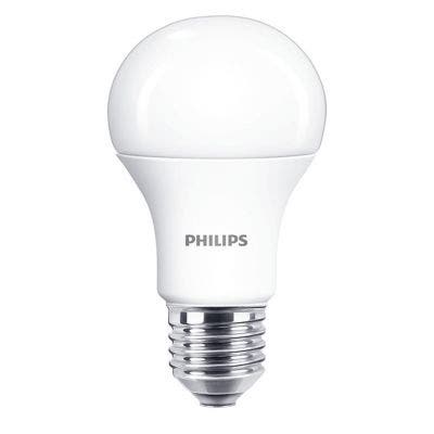 Bec LED, E27, 60W, 2700K, sticla, model A60  Philips
