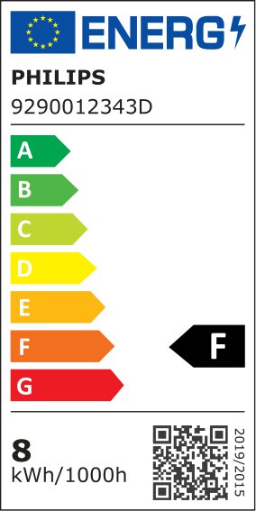 Bec LED, E27, 60W, 2700K, sticla, model A60  Philips