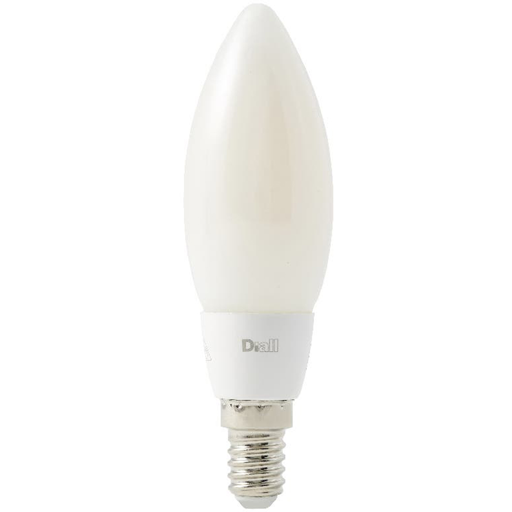 Bec LED C35 DIALL, E14, 4.8W, 650lm, 2700K