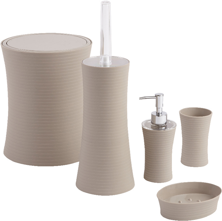 Set perie toaleta GoodHome Drina, taupe