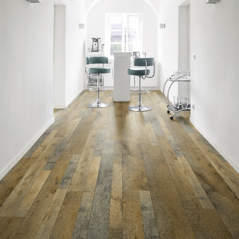 Parchet laminat GOODHOME, natural, HDF, AC4, 8 mm, 2.4 mp/cutie