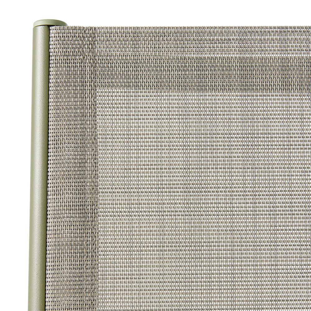 Scaun terasa GOODHOME Akoa, aluminiu, 55.4 x 55.1 x 83 cm, verde