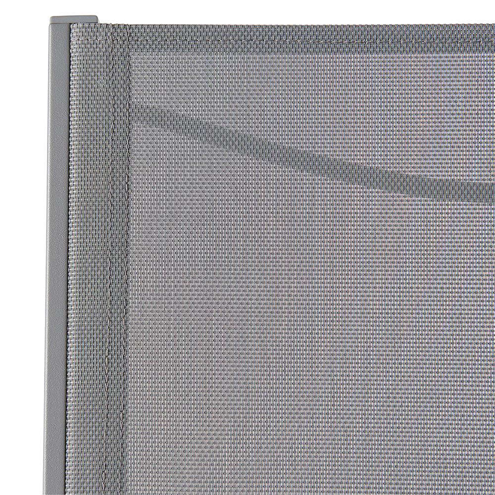 Scaun terasa GOODHOME Batz, aluminiu, 60 x 56 x 86 cm, gri