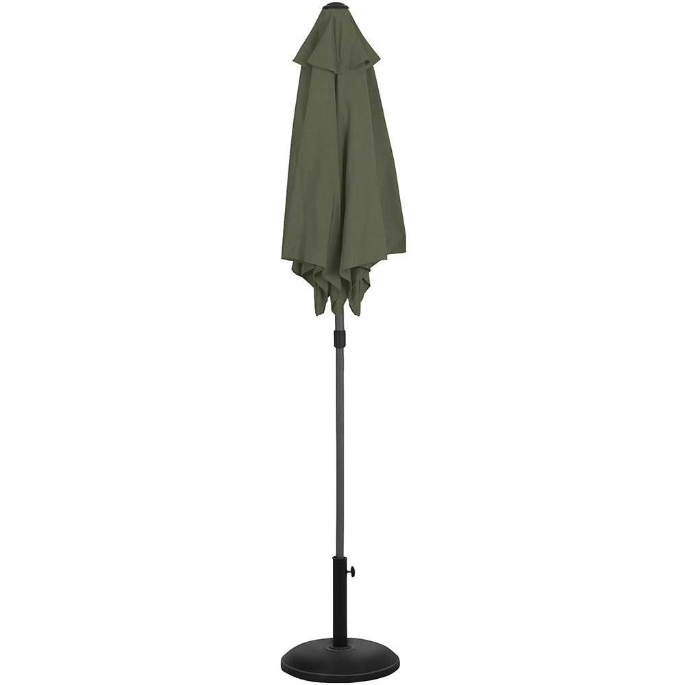 Umbrela terasa GOODHOME Carambole, aluminiu, 270 x 223 cm, verde