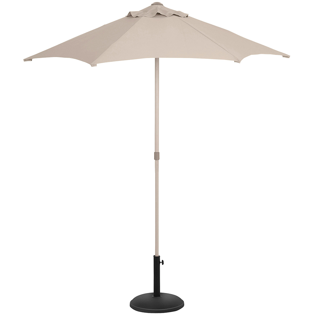 Umbrela terasa GOODHOME Carambole, aluminiu, 200 x 215 cm, bej