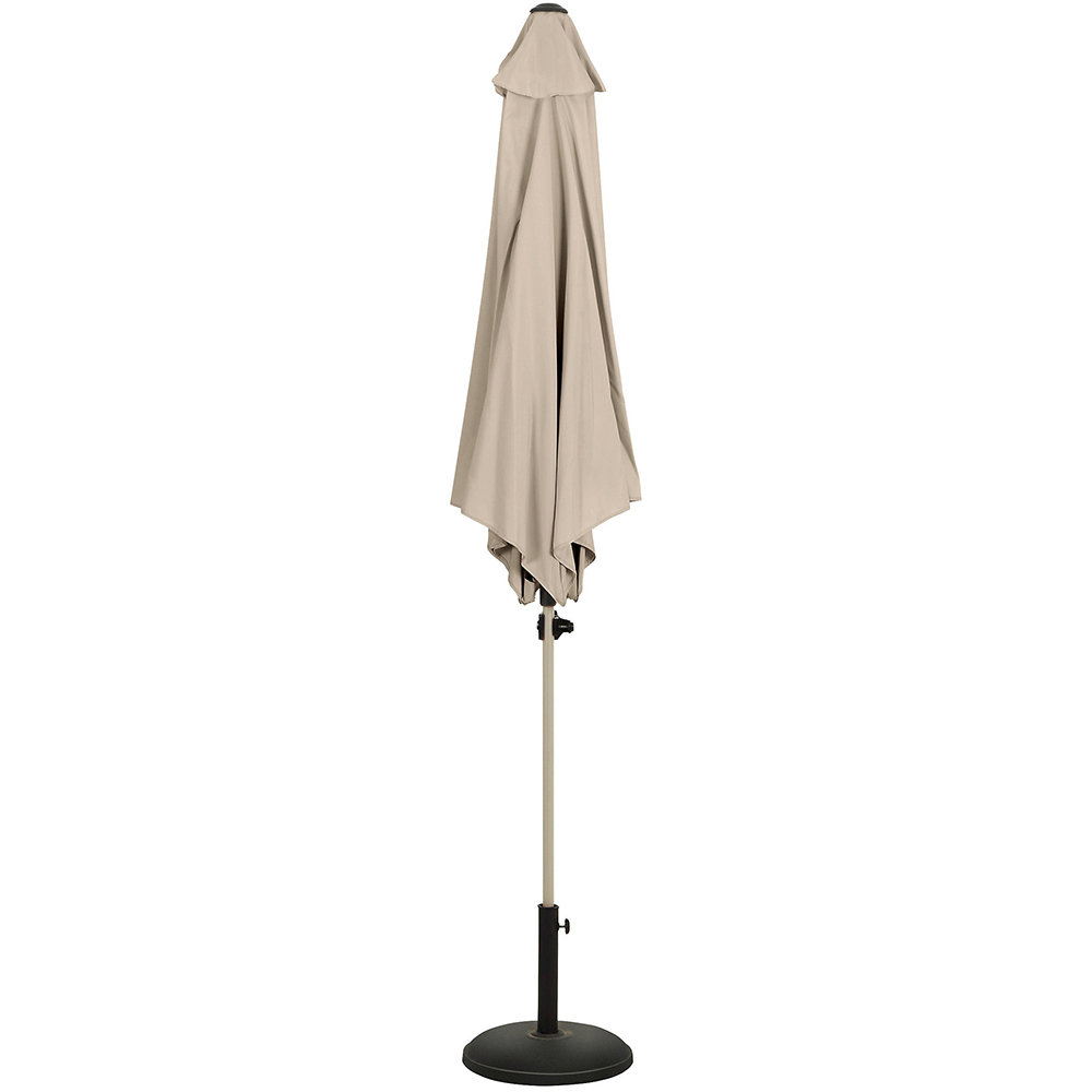 Umbrela terasa GOODHOME Carambole, aluminiu, 200 x 215 cm, bej