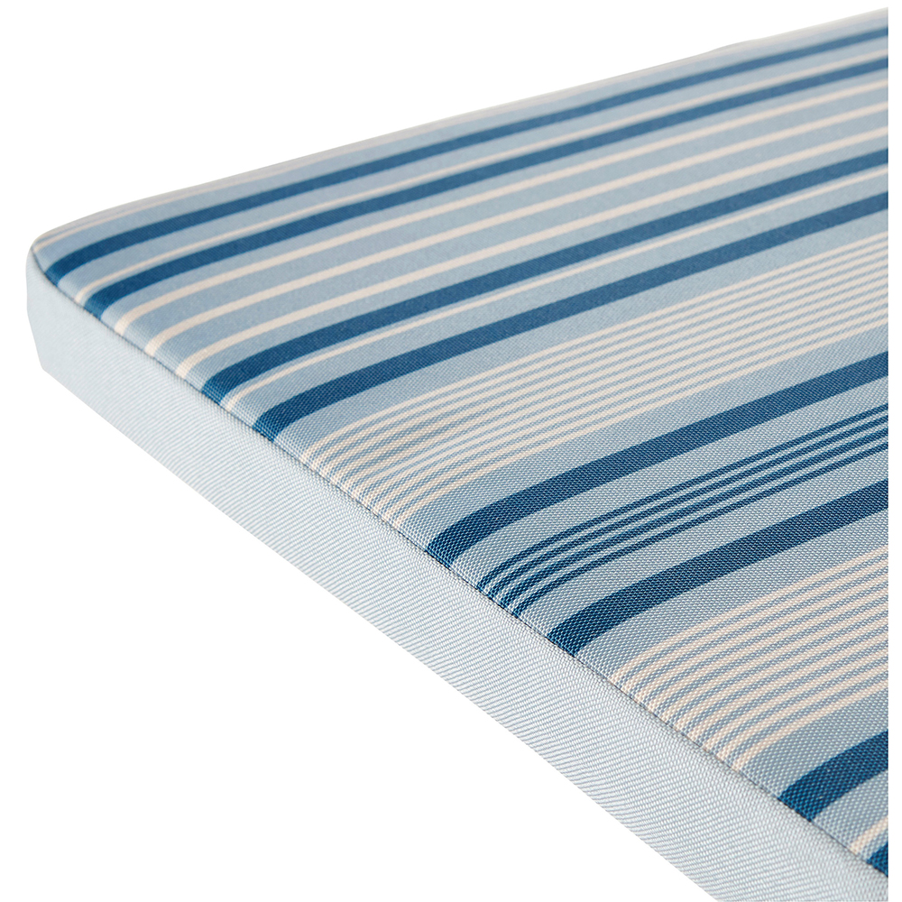 Perna scaun GOODHOME Isla, 40 x 94 cm, alb-albastru