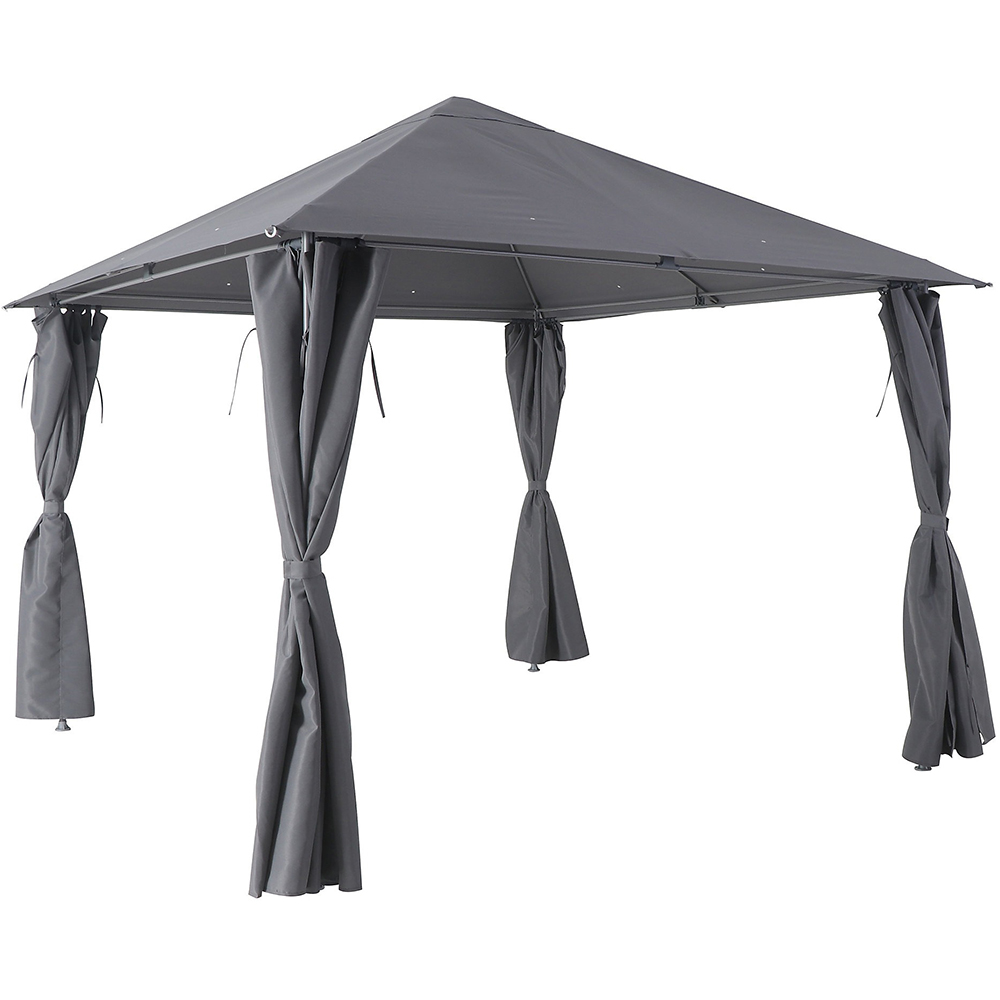Pavilion terasa GOODHOME Shamal, otel, 300 x 300 x 270 cm, gri