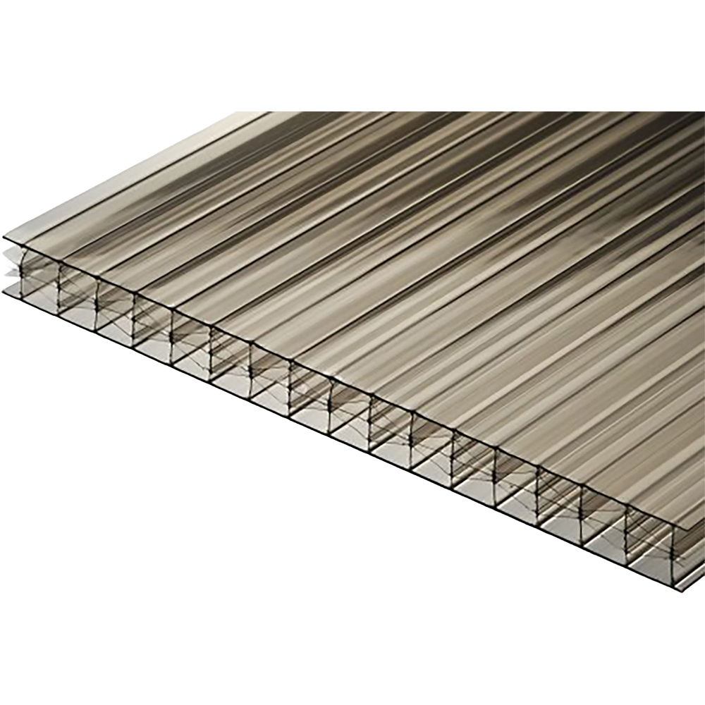 Policarbonat celular, 300 x 210 cm, 10 mm, bronz