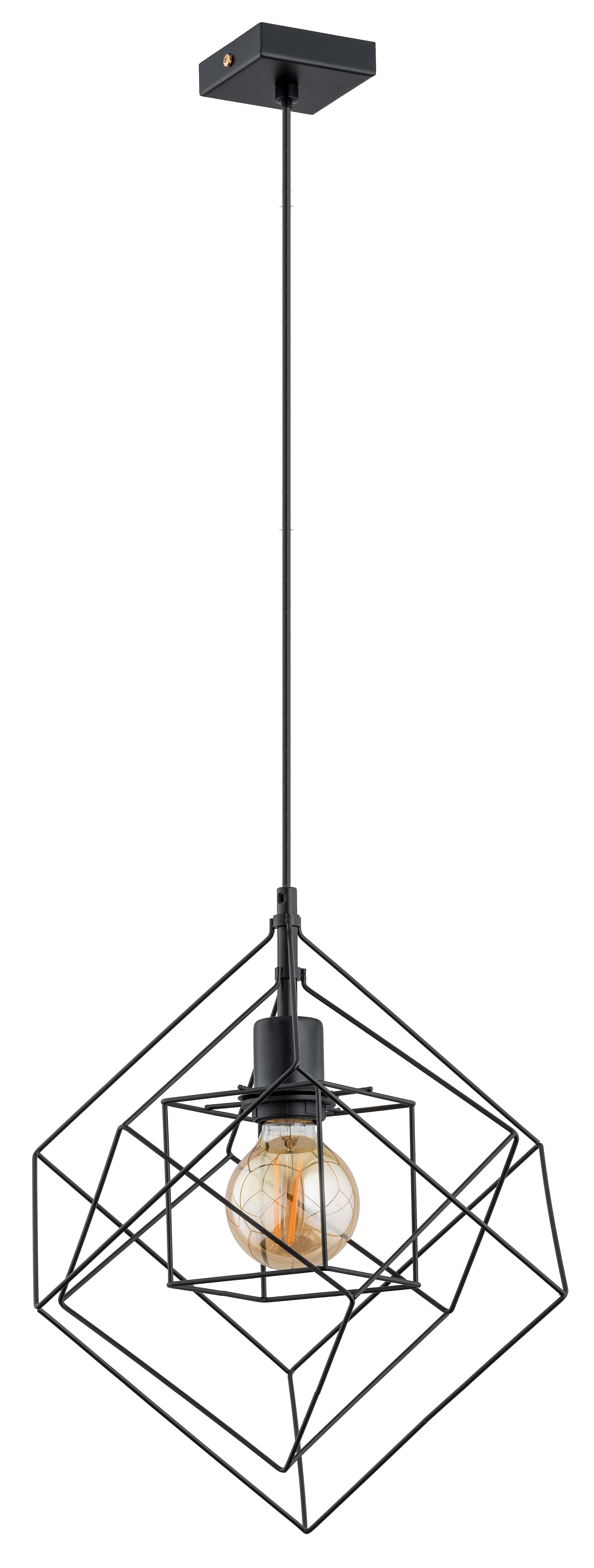 Lustra tip pendul Alfa Conti, 1xE27, 60W, IP20, negru