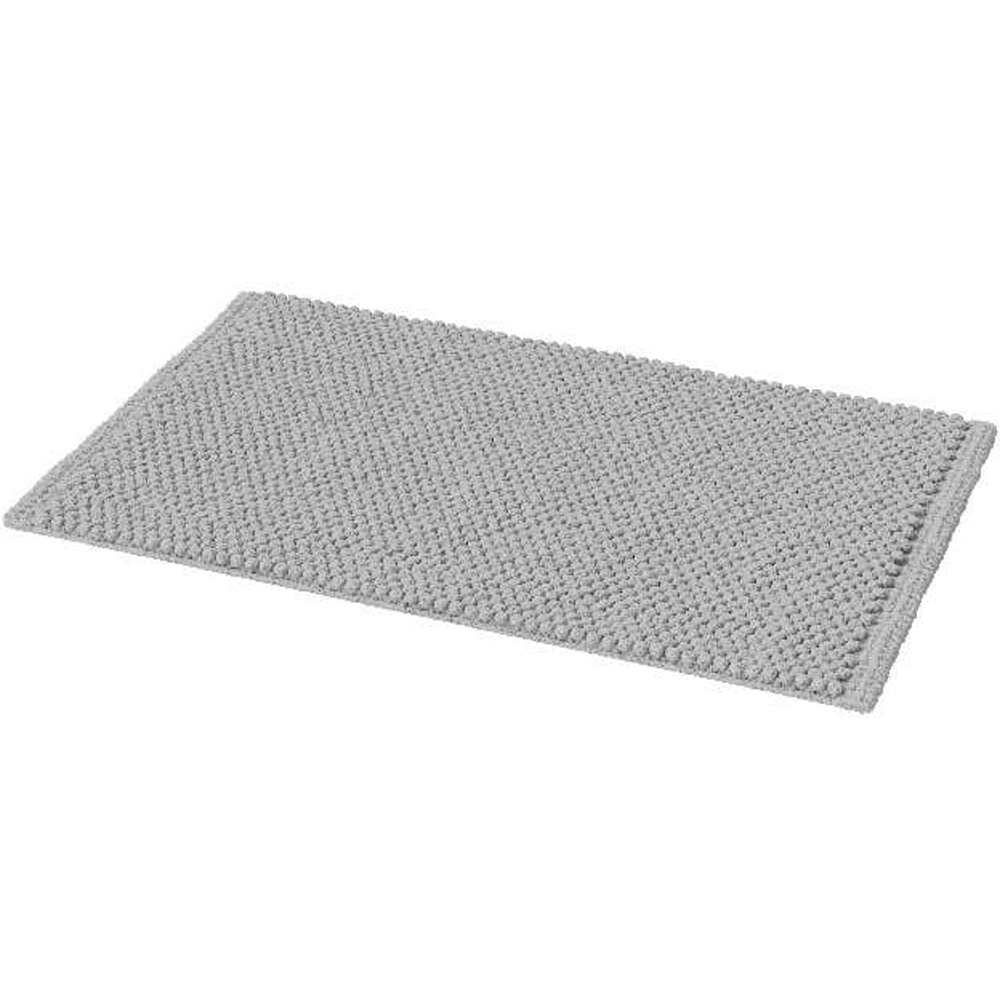 Covoras baie GOODHOME Elland 101124476, 50 x 80 cm, gri