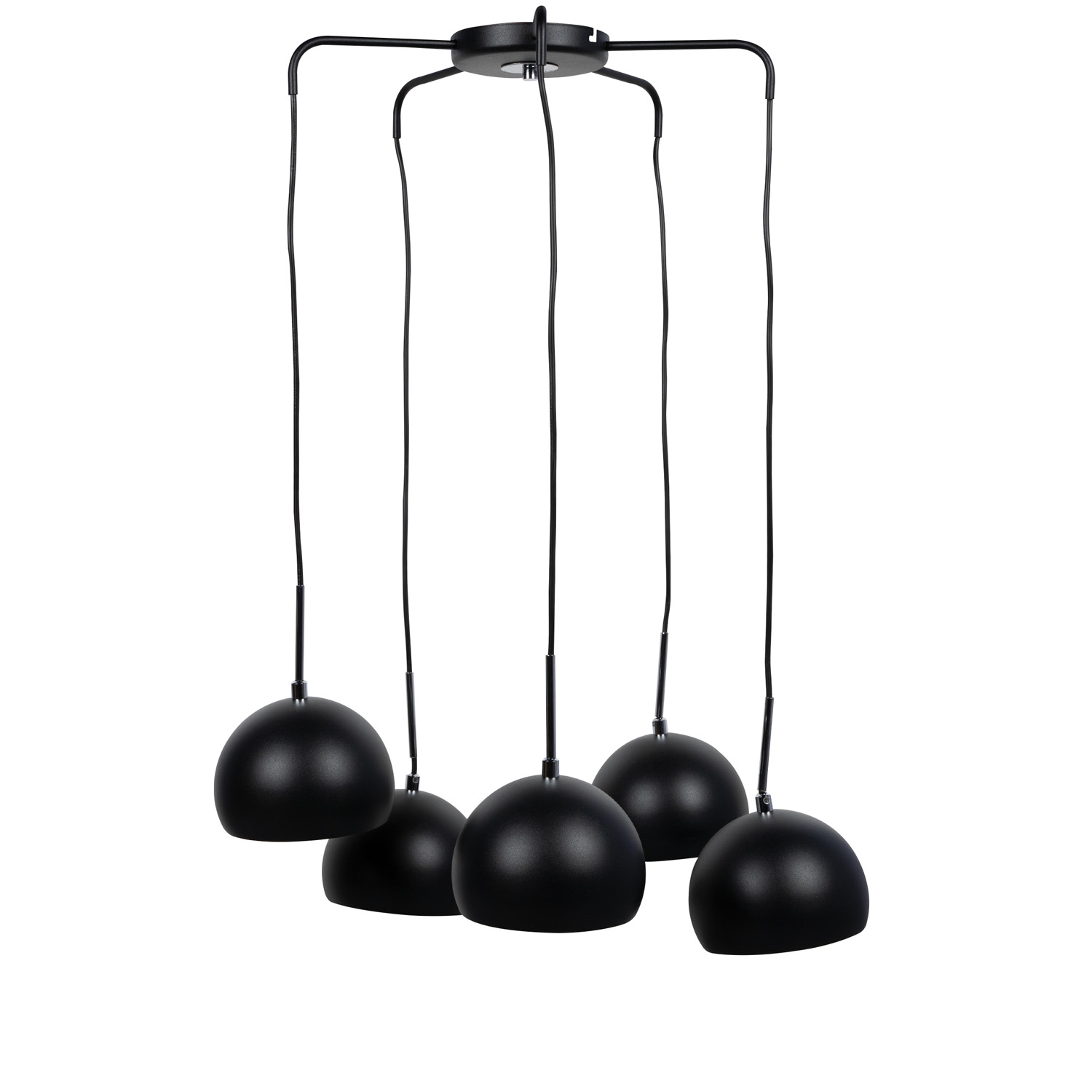 Lustra tip pendul, Negru, 500 W, 5 x E27 Luminex Luminex