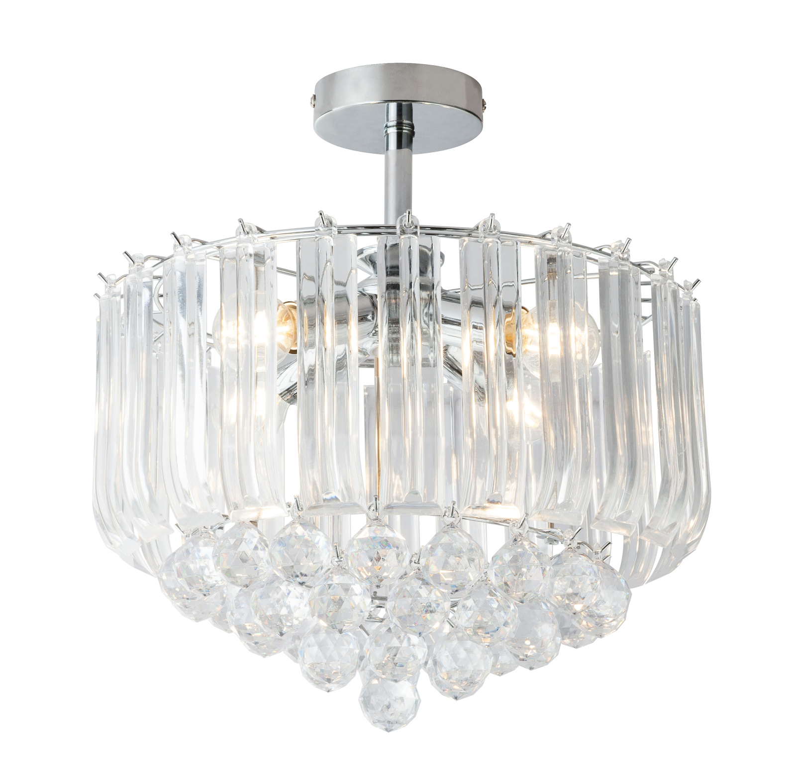 Lustra GLOBO Minnesota 15303D, E14, 4 x 40W, IP20, crom