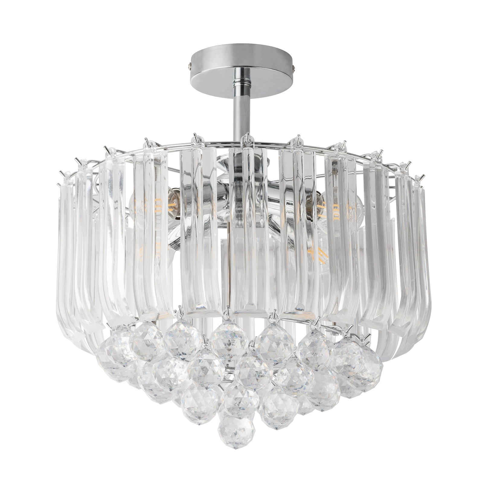 Lustra GLOBO Minnesota 15303D, E14, 4 x 40W, IP20, crom
