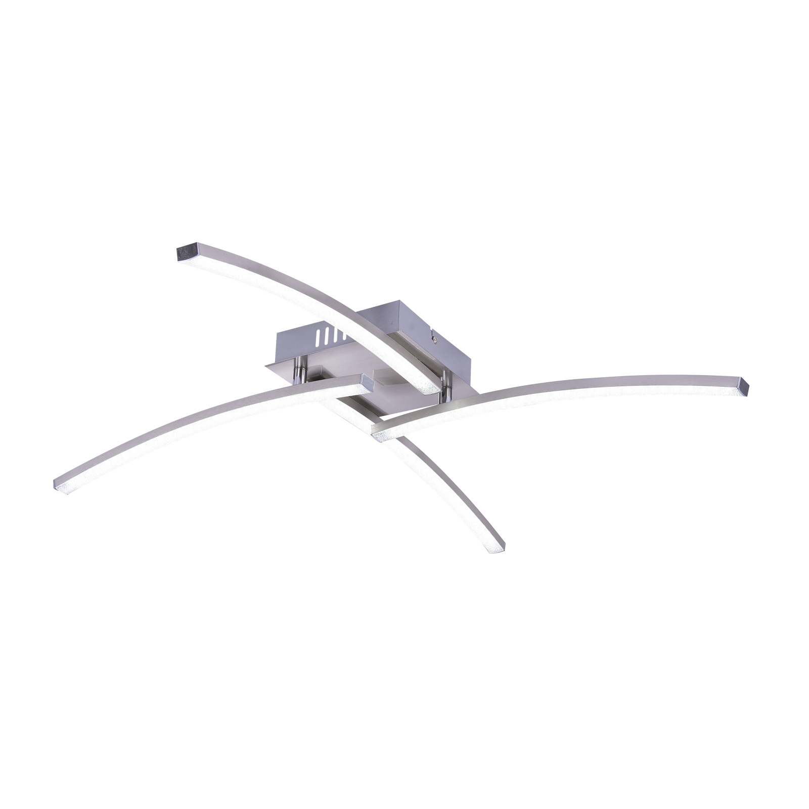 Plafoniera LED GLOBO Tansy 67098-24, 24W, 1850lm, nichel mat