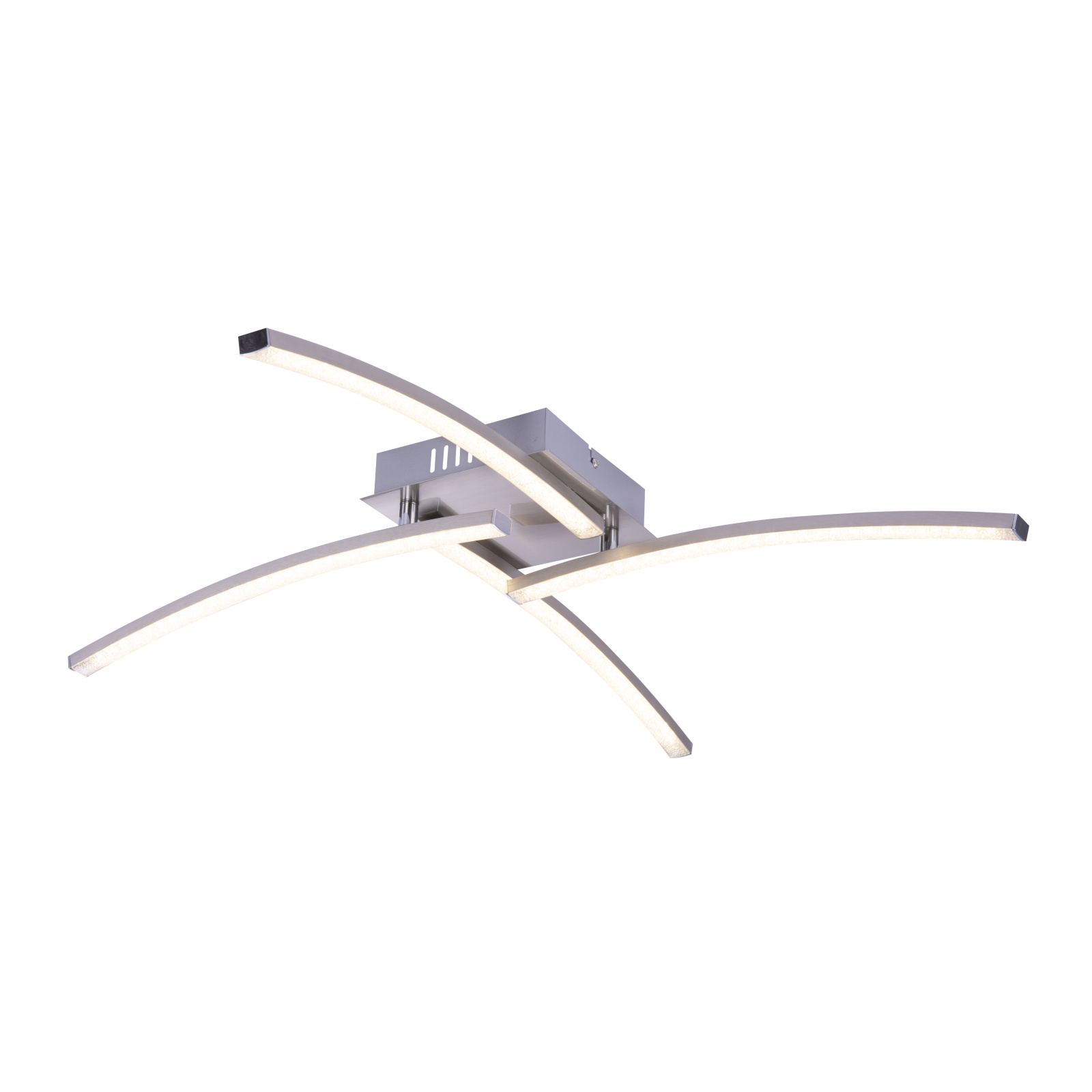 Plafoniera LED GLOBO Tansy 67098-24, 24W, 1850lm, nichel mat