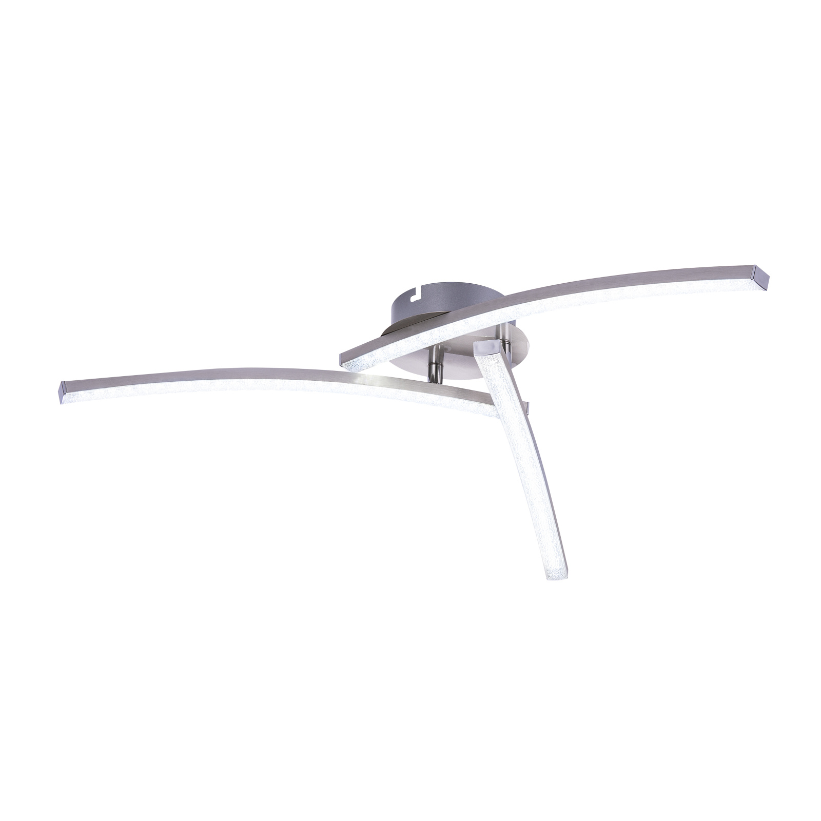 Plafoniera LED GLOBO Tansy 67098-18, 18W, 1500lm, intensitate reglabila, nichel mat