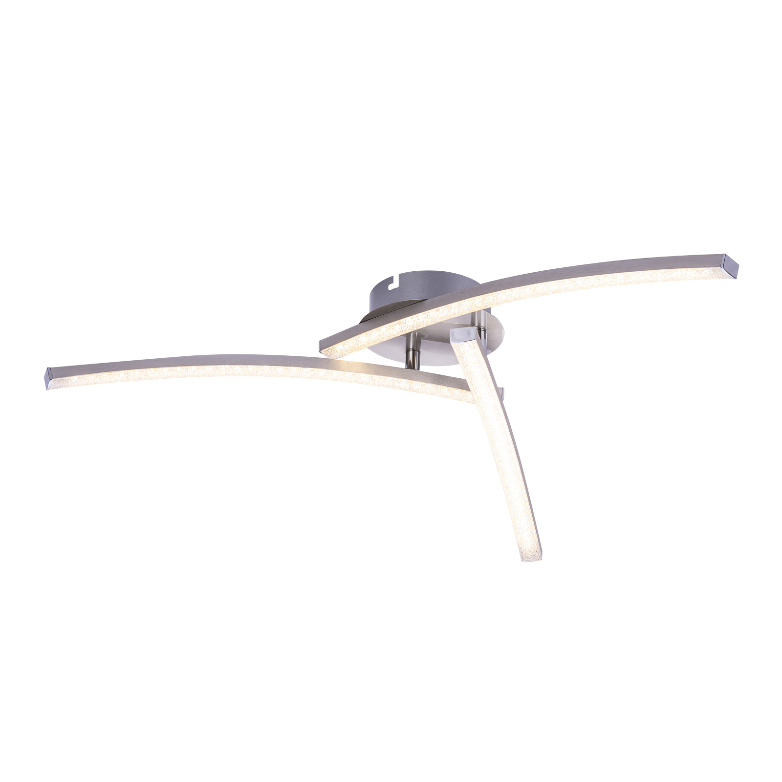 Plafoniera LED GLOBO Tansy 67098-18, 18W, 1500lm, intensitate reglabila, nichel mat