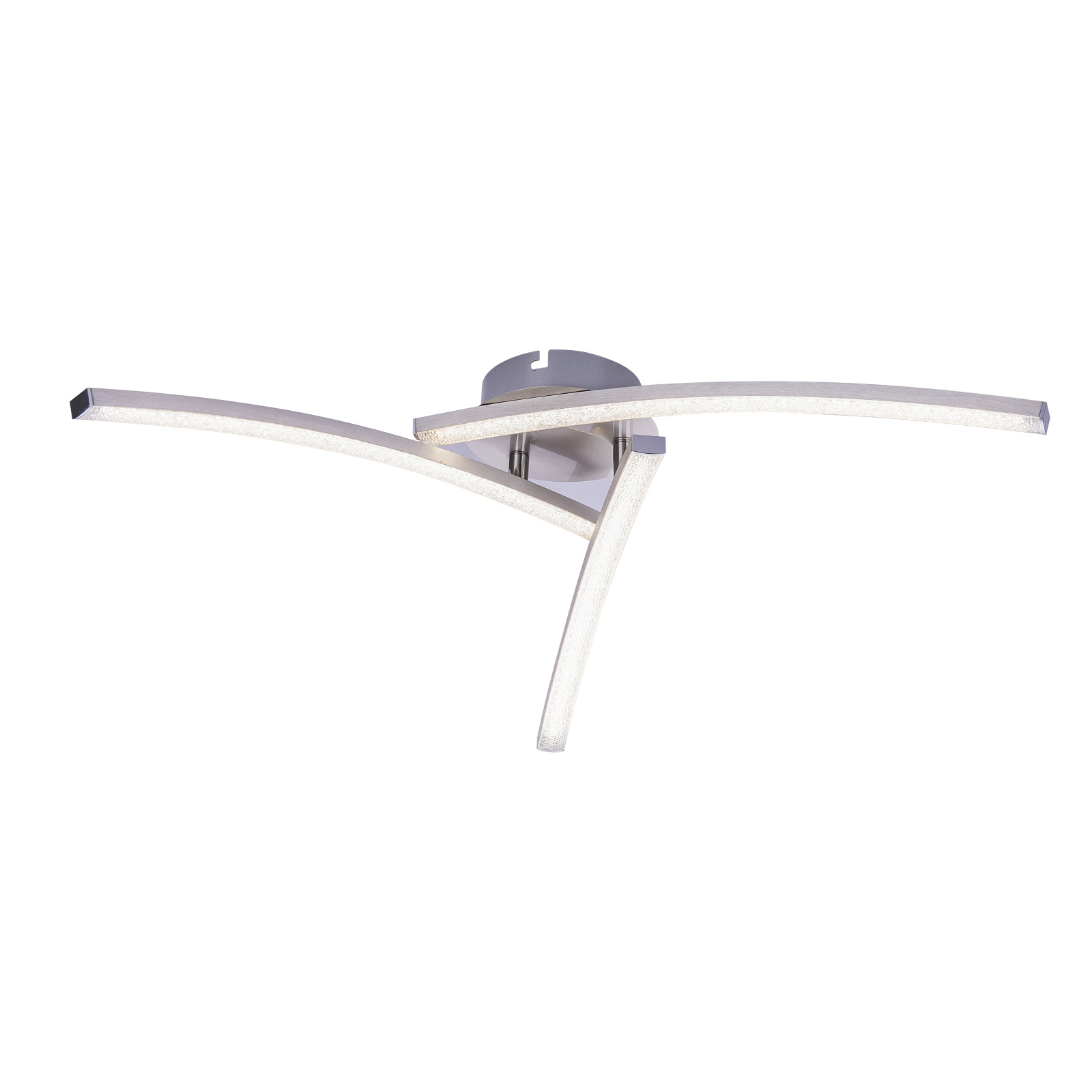 Plafoniera LED GLOBO Tansy 67098-18, 18W, 1500lm, intensitate reglabila, nichel mat