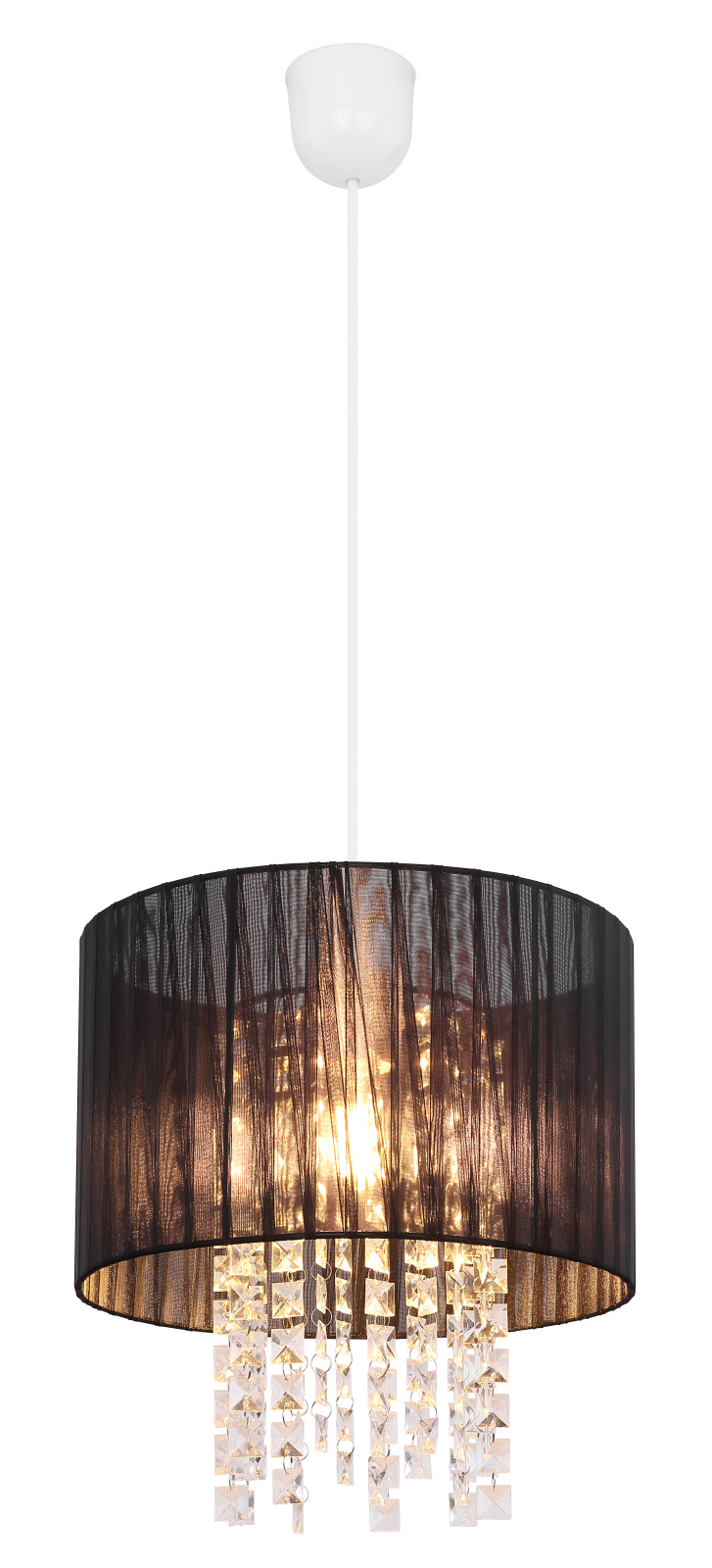 Lustra tip pendul, Negru, 60 W, 1 x E27 Globo Globo Pyra