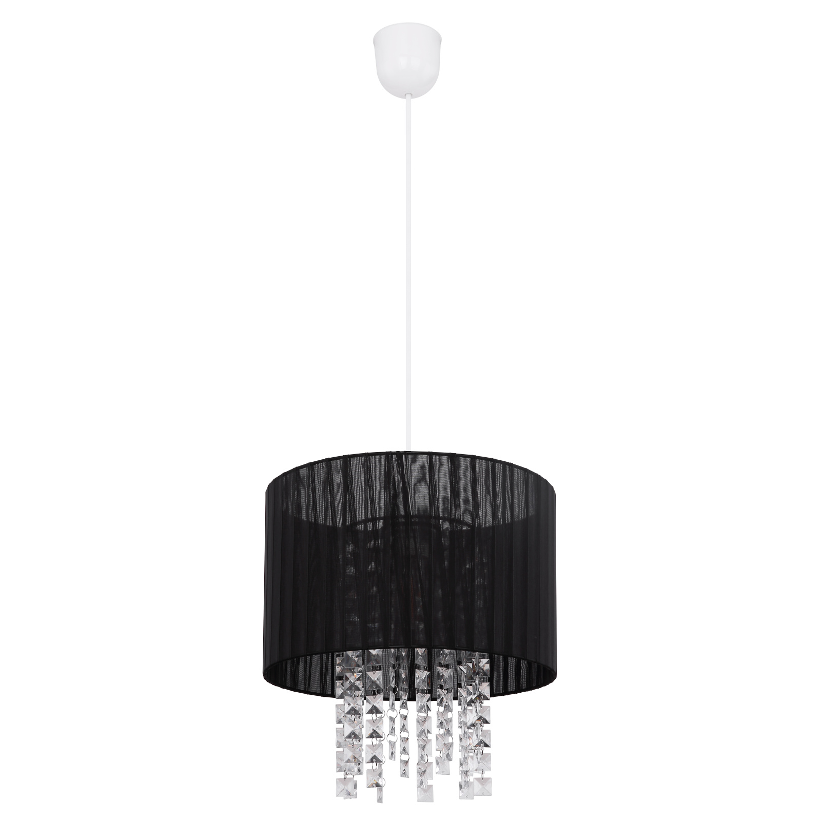 Lustra tip pendul, Negru, 60 W, 1 x E27 Globo Globo Pyra