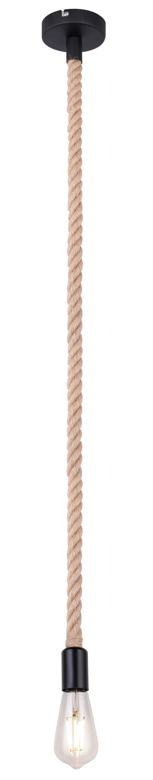 Lustra tip pendul, Negru, 60 W, 1 x E27  Globo Brown