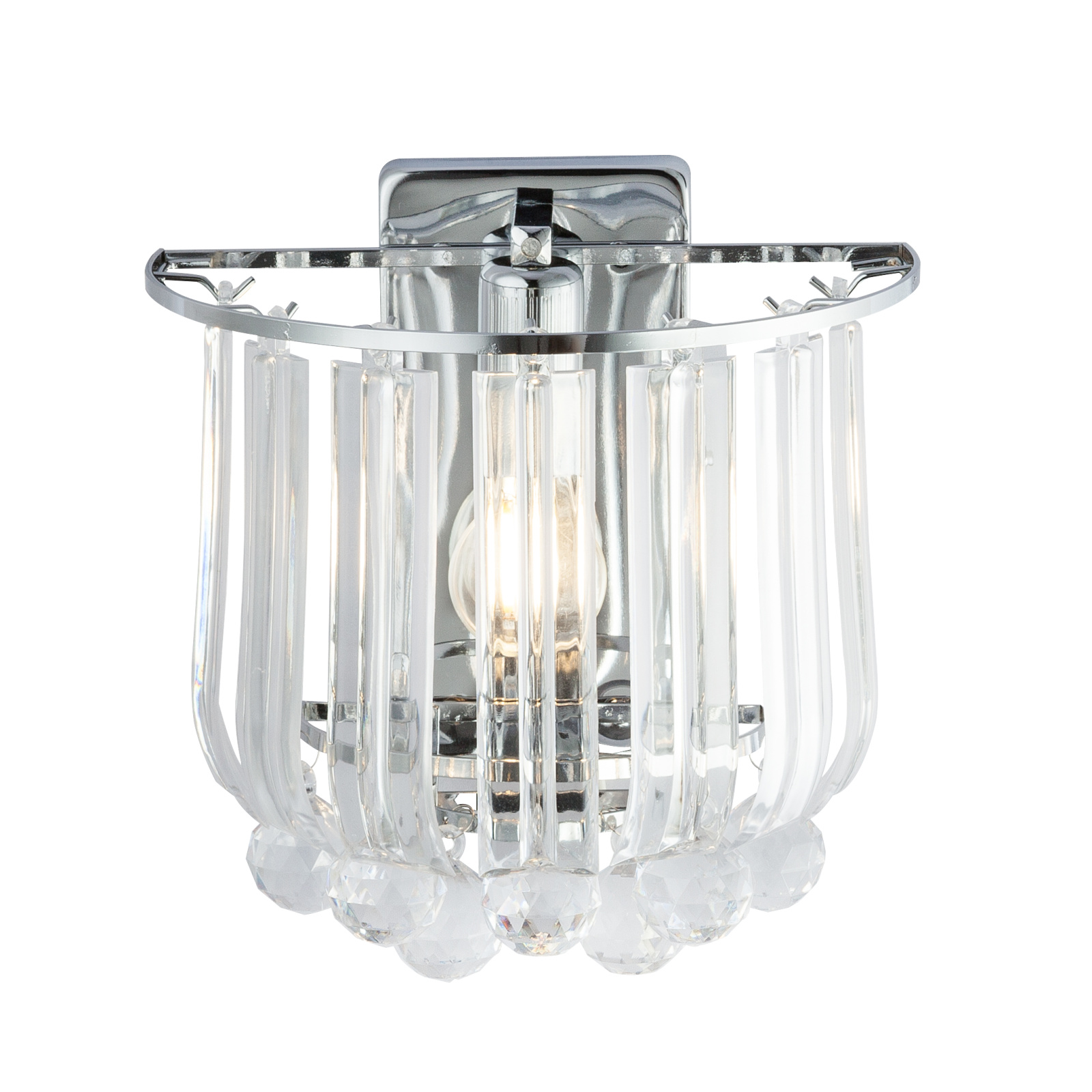 Aplica de perete GLOBO LIGHTING Minnesota, bec incandescent, E14, 40W, crom