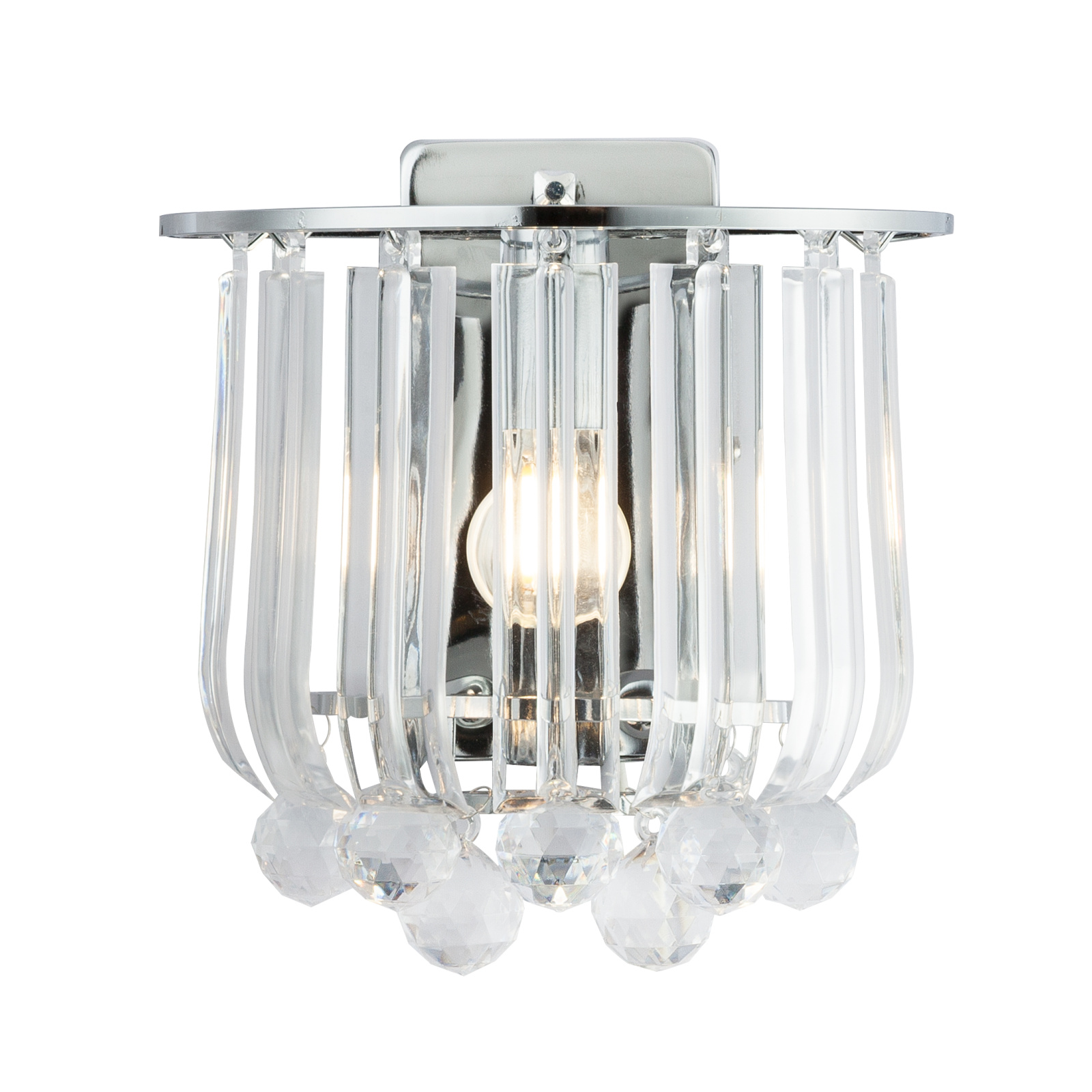 Aplica de perete GLOBO LIGHTING Minnesota, bec incandescent, E14, 40W, crom