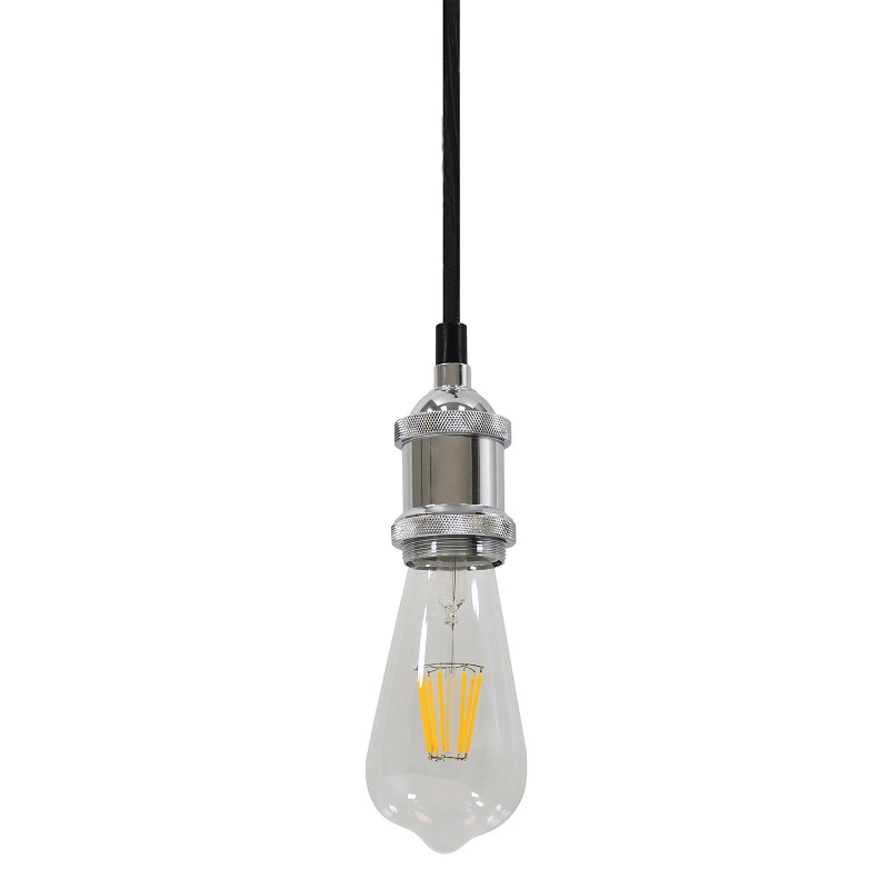 Lustra tip pendul, Argintiu, 20 W, 1 x E27  Sanico Polux