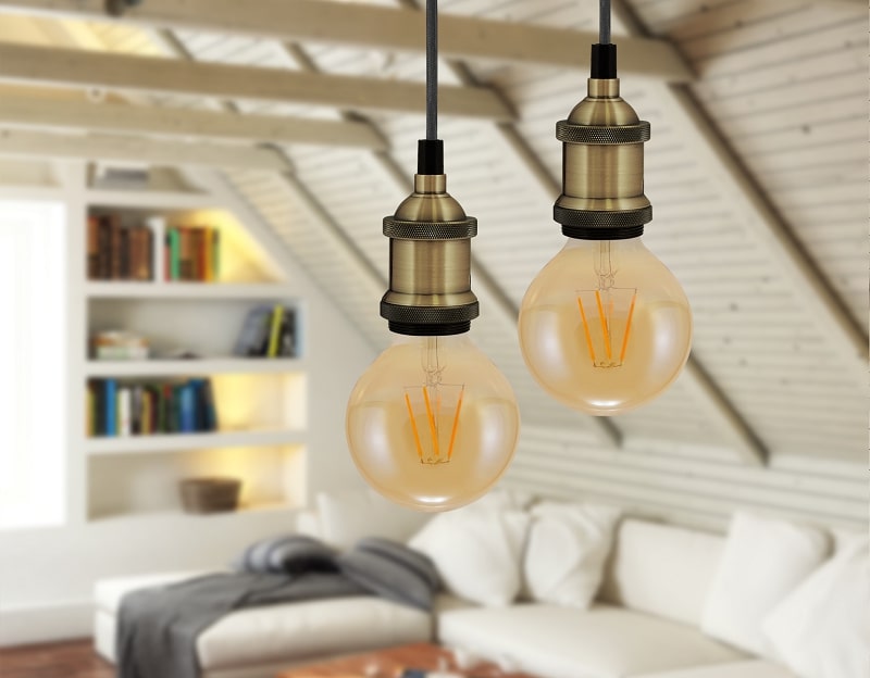 Lustra tip pendul, Patina, 20 W, 1 x E27 Sanico Polux