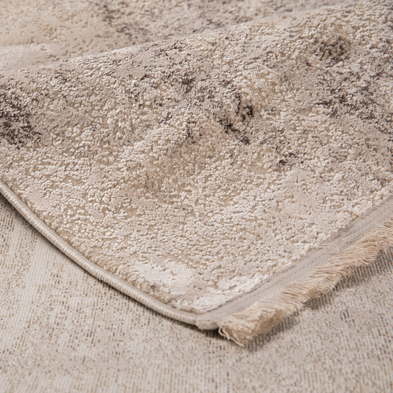 Covor living, gri, polipropilena, 120 x 180 x 1 cm Karacahan Venita