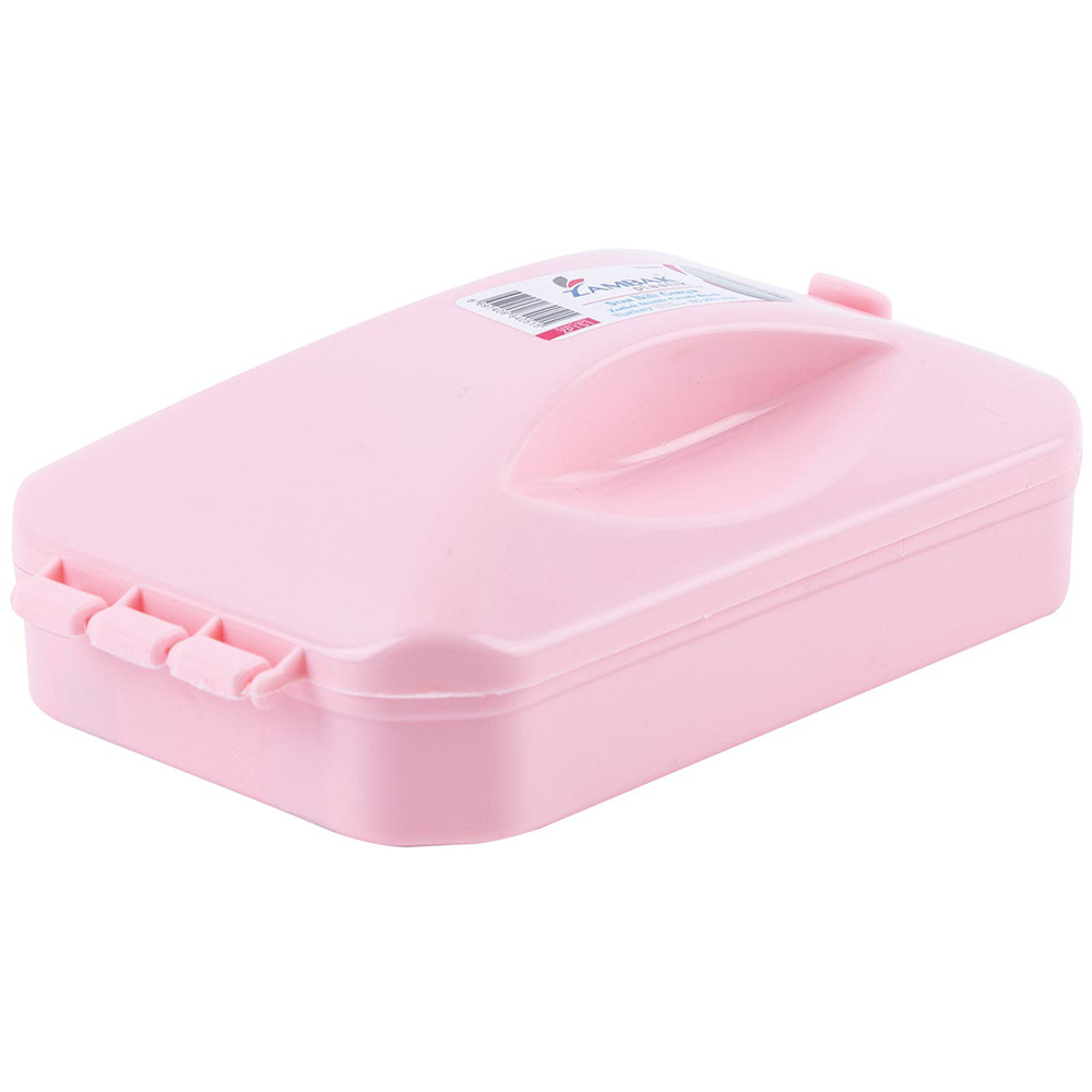 Perie covor Zambak, 2 role, 18x10.5x6 cm, roz